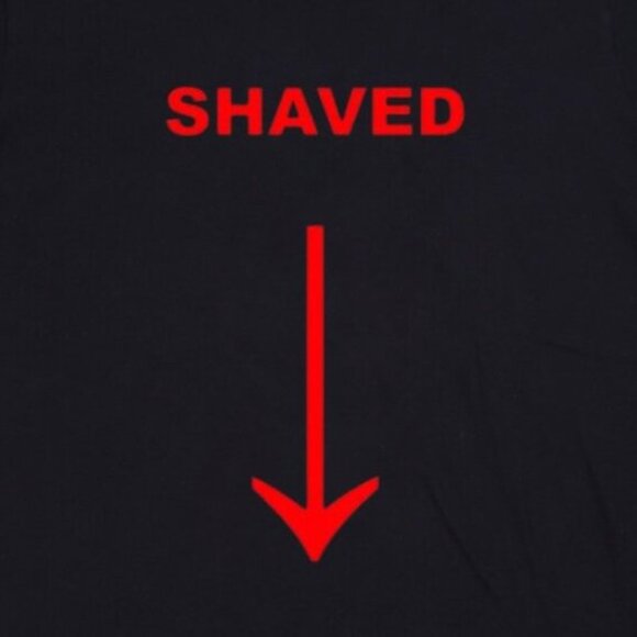 Shaved Down There Funny Adult Humor Graphic Unisex T-Shirt 73 - Picture 2 of 5